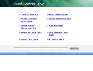suzuki-oem-parts.com screenshot