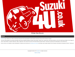 suzuki4u.co.uk screenshot