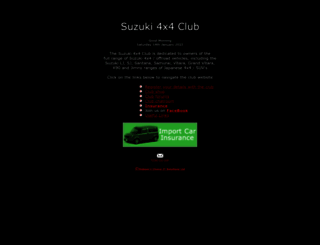 suzuki4x4club.com screenshot