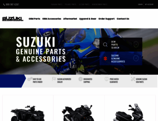 suzukipartsmonster.com screenshot