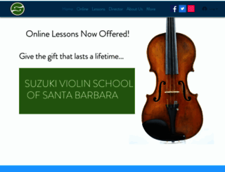 suzukiviolinsb.com screenshot