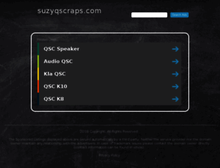 suzyqscraps.com screenshot
