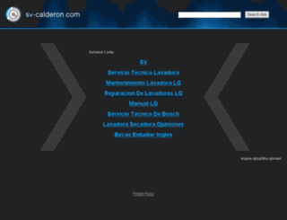 sv-calderon.com screenshot