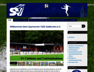 sv-suedkirchen.de screenshot