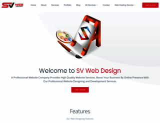 sv-web-design.com screenshot