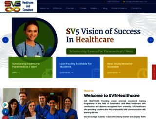 sv5healthcare.com screenshot