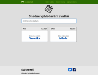 svatkonos.cz screenshot