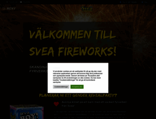 sveafireworks.se screenshot