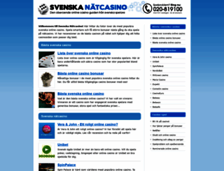 svenskanatcasino.com screenshot