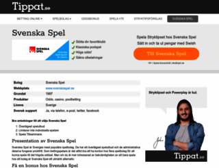 svenskaspelare.com screenshot
