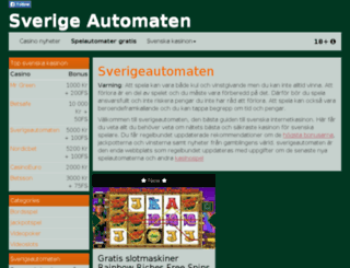 sverigeautomaten.co screenshot