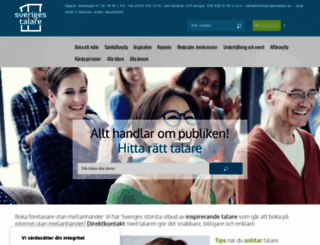 sverigestalare.se screenshot