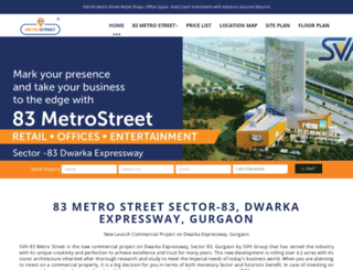 svh83metrostreet.net.in screenshot