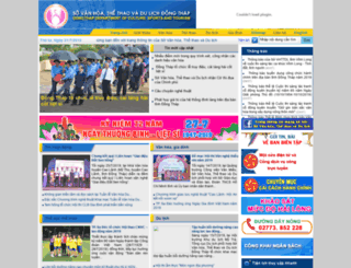 svhttdl.dongthap.gov.vn screenshot