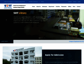 svit.ac.in screenshot