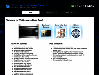 svmicrowaveovencare.com screenshot