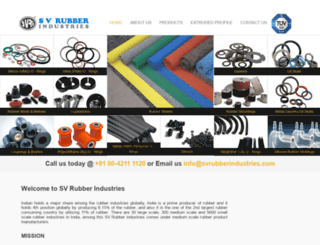 svrubberindustries.com screenshot