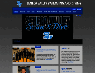 svswimdive.org screenshot