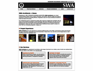 swa-architects.co.uk screenshot