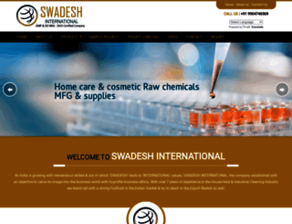 swadeshinternational.com screenshot