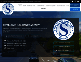 swallowsinsurance.com screenshot