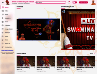 swaminarayanbhagwan.com screenshot