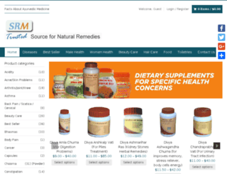 swamiramdevmedicines.com screenshot