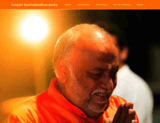swamisukhabodhananda.net screenshot