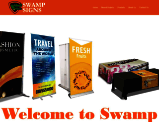 swampsigns.com screenshot