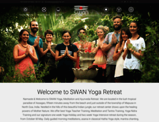 swan-yoga-goa.com screenshot