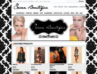 swanboutique.com screenshot