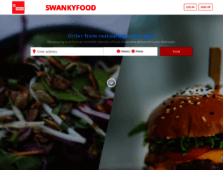 swankyfood.com screenshot