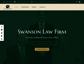 swanlawredoak.com screenshot