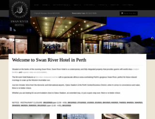 swanriverhotel.com.au screenshot