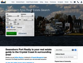 swansboroportrealty.com screenshot