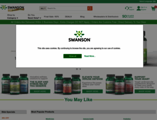 swanson.eu.com screenshot