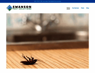 swansonpestcontrol.com screenshot