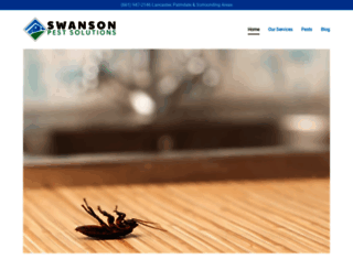 swansonpestsolutions.com screenshot