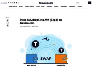 swap.travala.com screenshot