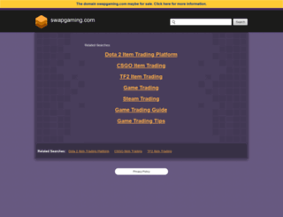 swapgaming.com screenshot