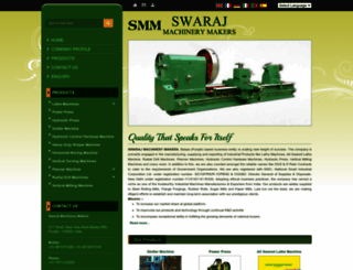swarajmachinerymakers.com screenshot