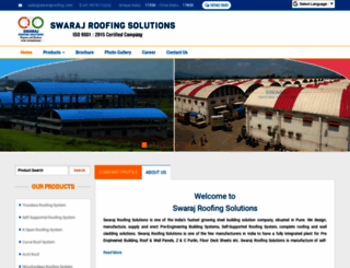 swarajroofing.com screenshot