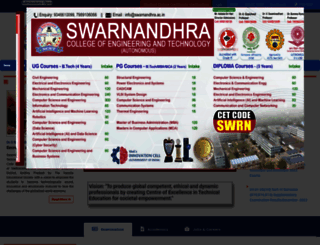 swarnandhra.ac.in screenshot