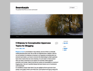 swarnkarplo.wordpress.com screenshot