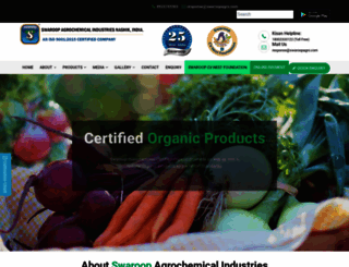 swaroopagro.com screenshot