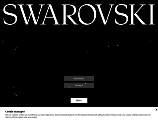 swarovski-pressroom.com screenshot