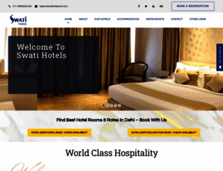 swatihotels.com screenshot