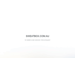 sweatbox.com.au screenshot