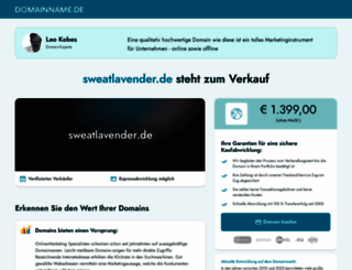 sweatlavender.de screenshot