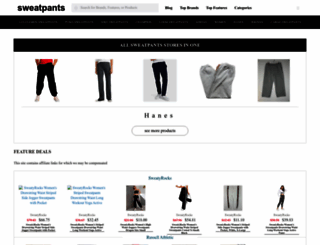 sweatpants.biz screenshot